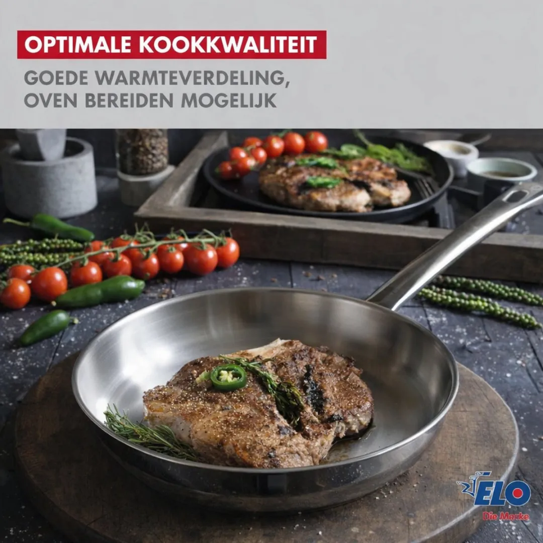 Fackelmann Elo Profi Keukengerei Set 4-delig - Roestvrij staal