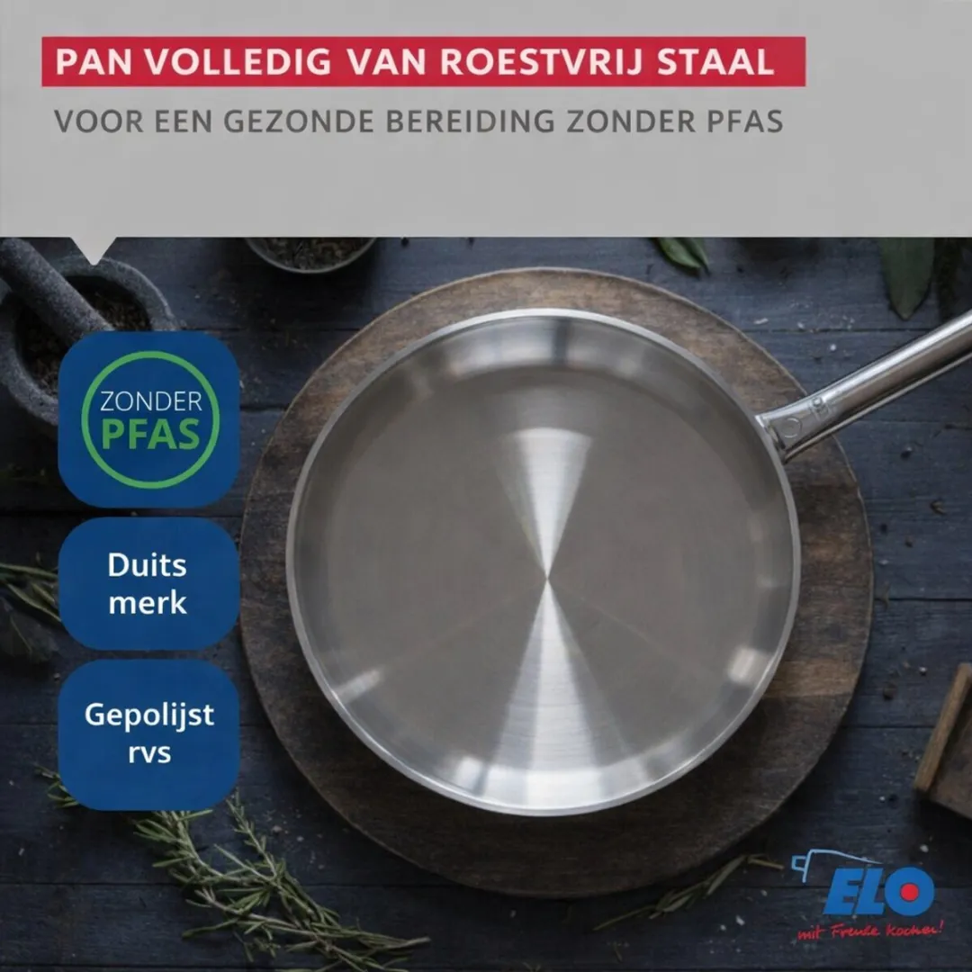 Fackelmann Elo Profi Brillant Keukengerei Set 4-delig - Roestvrij staal