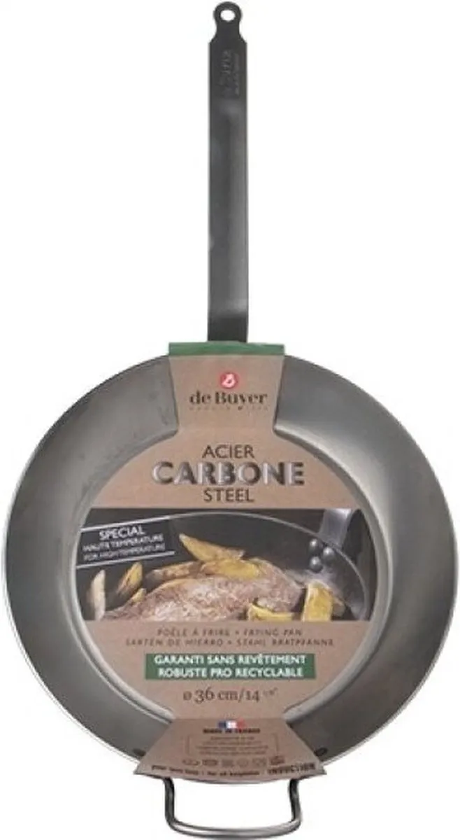 DeBuyer Carbone Plus Koekenpan Ø36cm - Plaatstaal