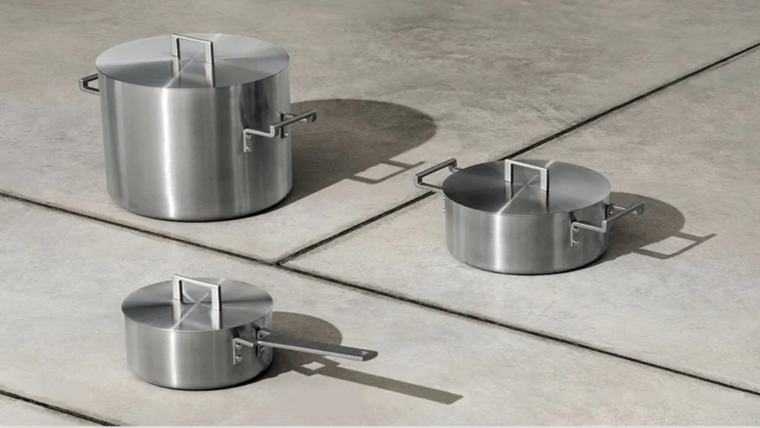 Alessi Convivio DC100S7 Pannenset 7-delig - Zilver - afbeelding 6 van 6