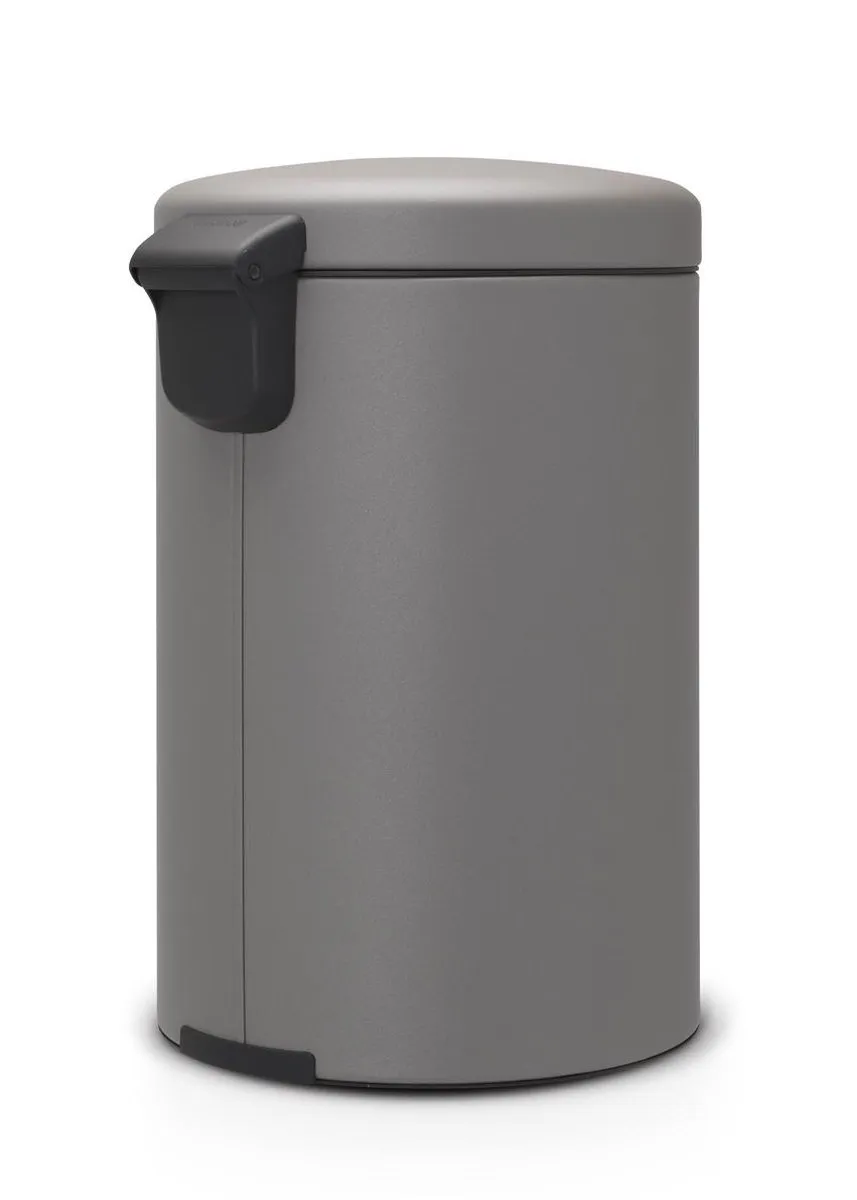 Brabantia NewIcon Prullenbak 20L - Mineral Concrete Grey