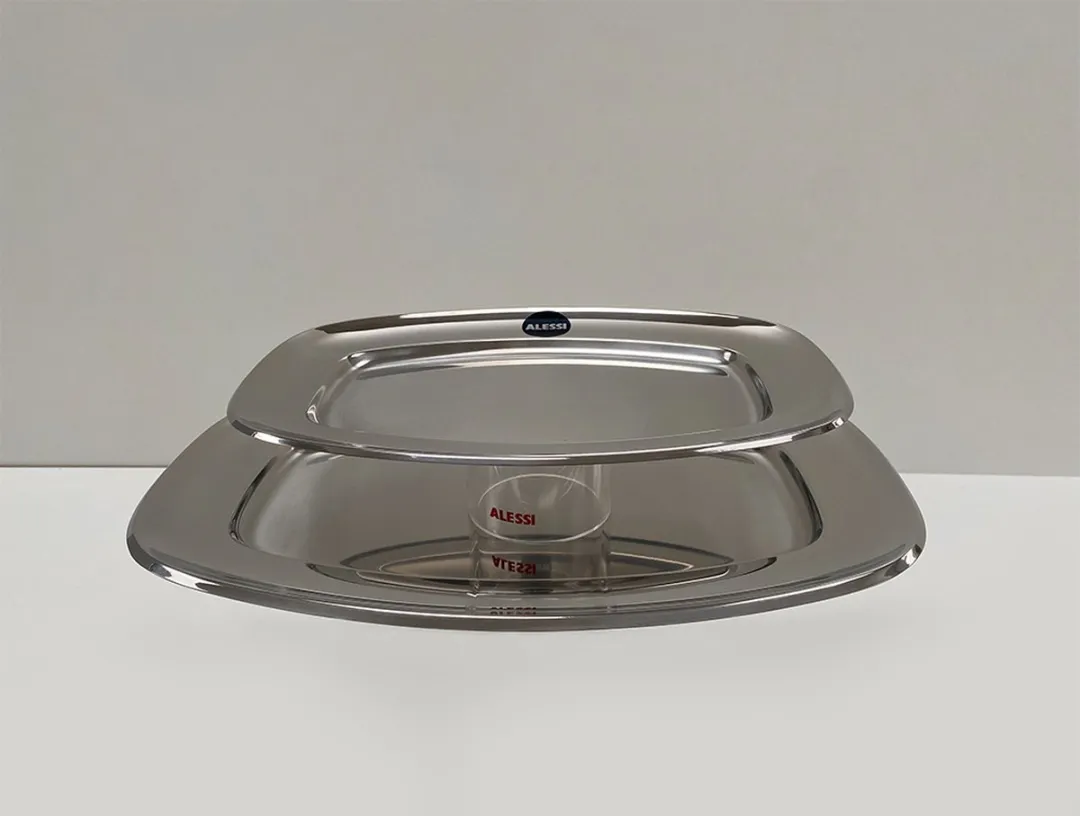 Alessi Vlakke Schaal RVS - 40x28cm - Gepolijst staal