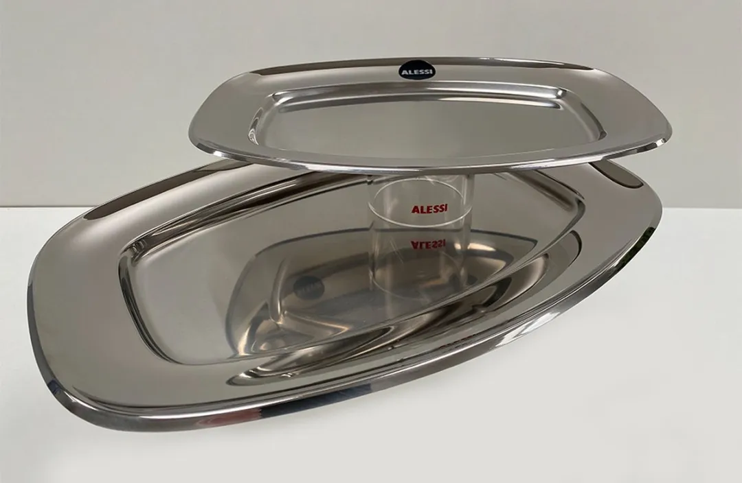 Alessi Vlakke Schaal RVS - 40x28cm - Gepolijst staal