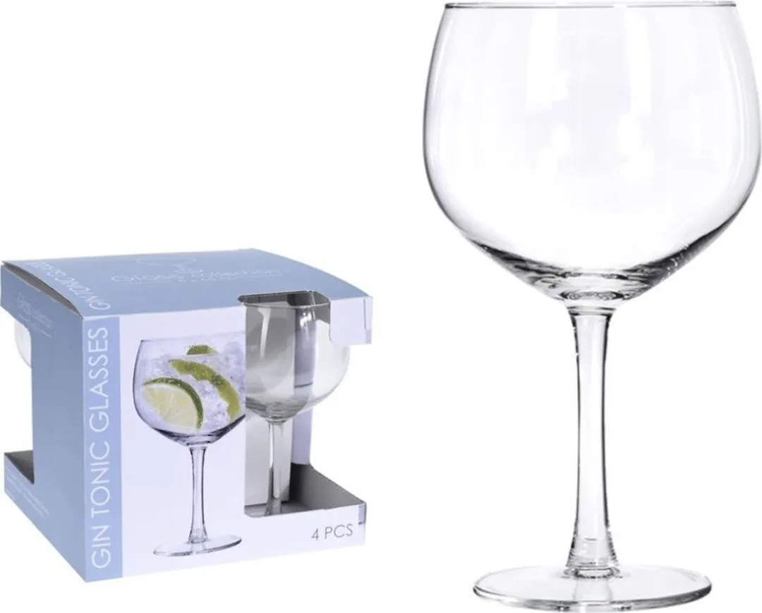 Excellent Houseware Gin Tonic Glazen 650ml