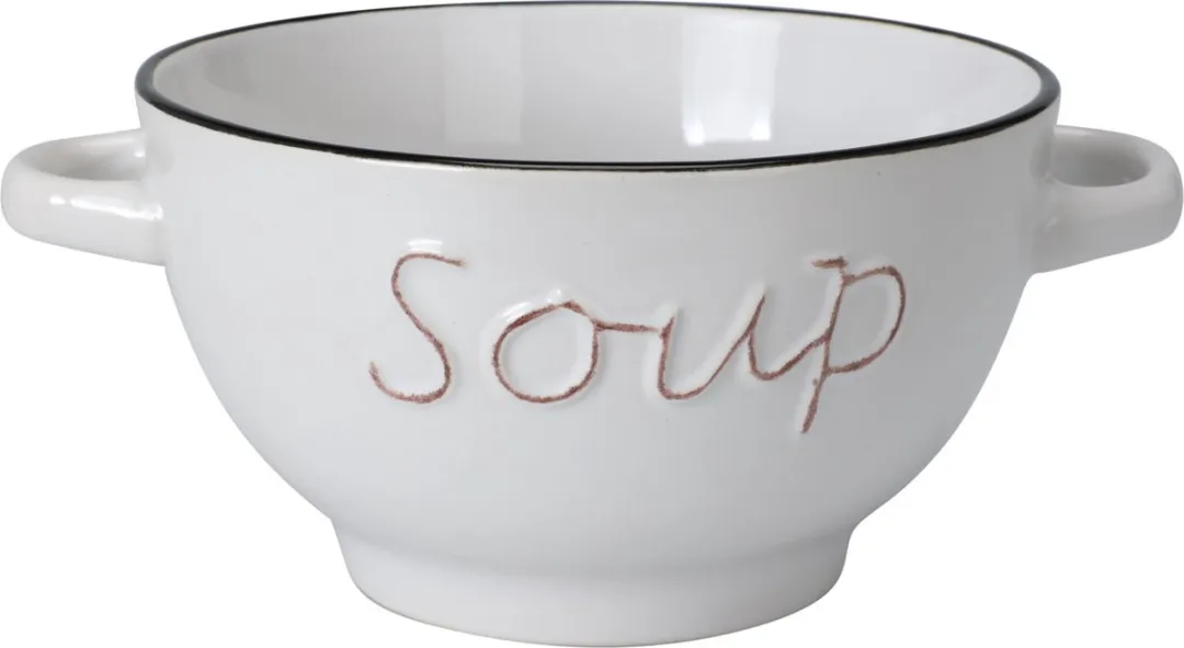 Excellent Houseware Soepkommen - 8 Stuks - Gres - Ø14cm