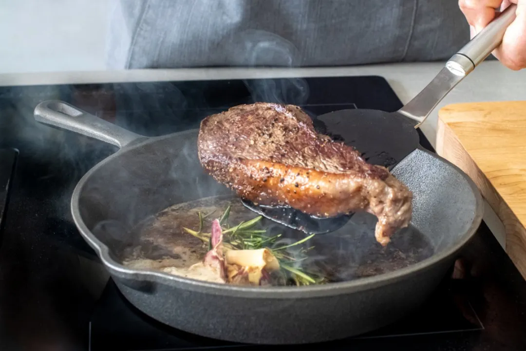 KitchenCraft Gietijzeren Grillpan 24cm - Grijs - afbeelding 3 van 3