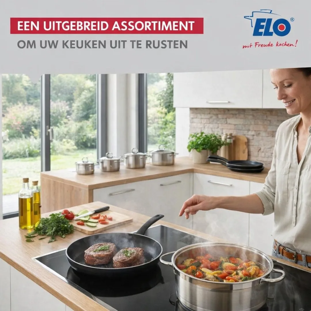 Fackelmann ELO 9735350 Keukengerei Set - 4-delig Roestvrij staal
