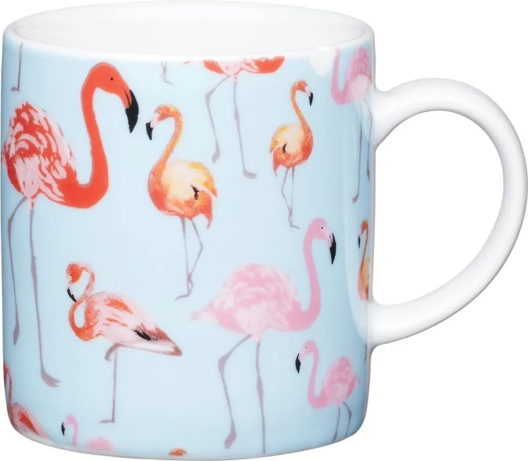 KitchenCraft Espresso Kopje Flamingo 80ml