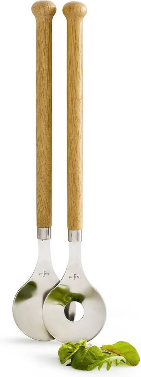 Sagaform Nature Saladebestek Ovaal Eiken - 2 Stuks