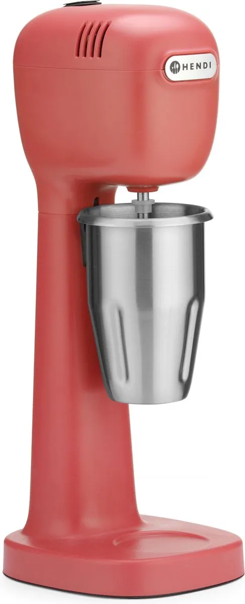 HENDI Milkshaker 221648 - 400W - Rood - 6-delig - afbeelding 6 van 6