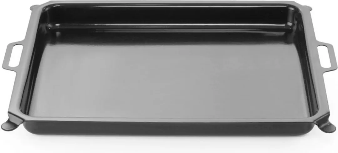 HENDI 154656 Geëmailleerde Braadpan 15.5L - Zwart