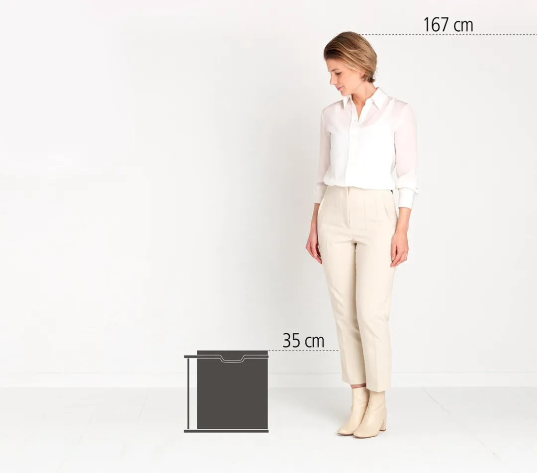 Brabantia Built-in-Bin Prullenbak 15L - Brilliant Steel