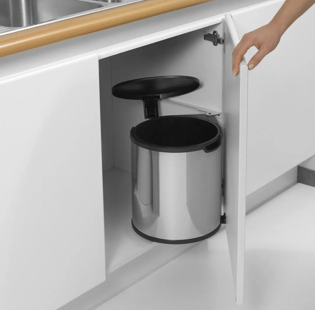 Brabantia Built-in-Bin Prullenbak 15L - Brilliant Steel