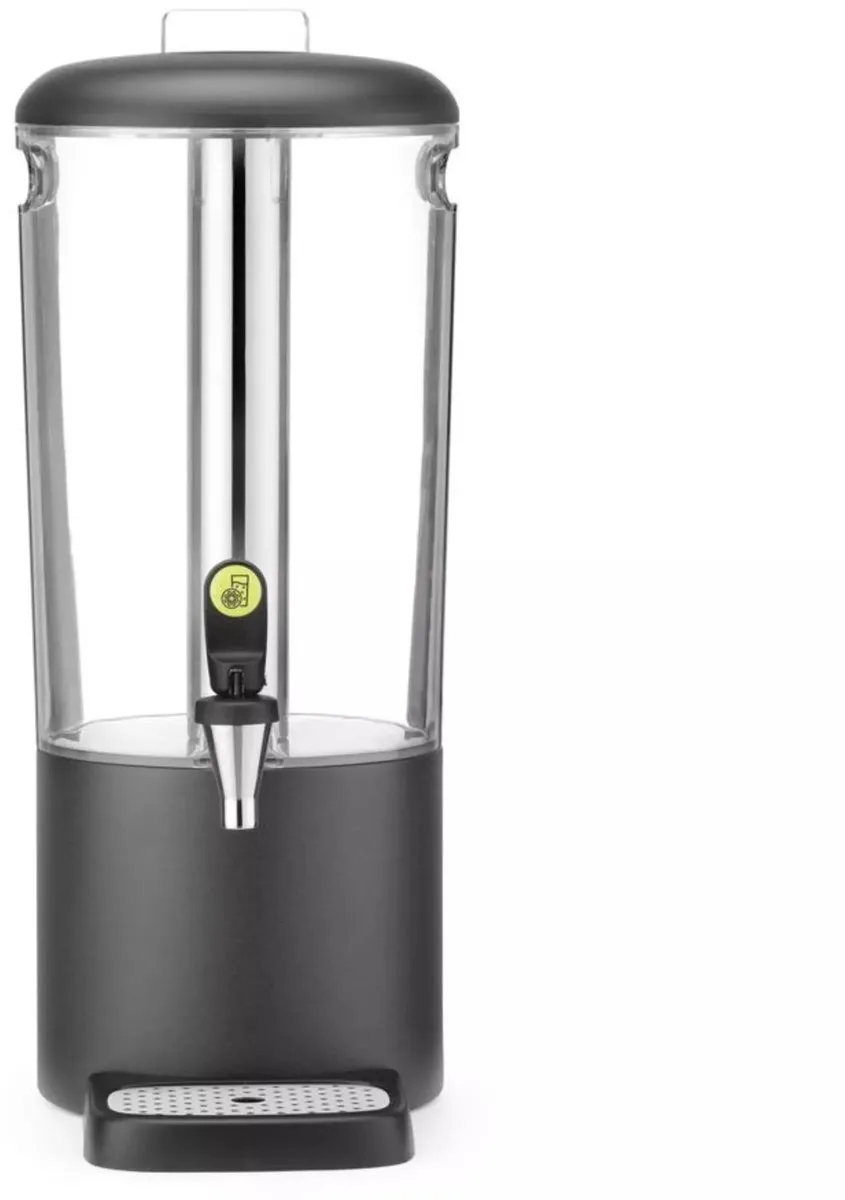 Hendi Sapdispenser 8L - RVS - 31,8x21,6x53,2cm - Zwart - afbeelding 6 van 6
