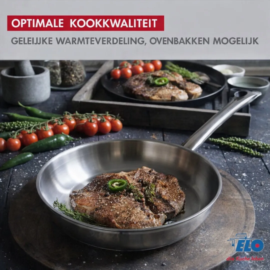 Fackelmann Elo Profi Keukengerei Set 2-delig 32/26cm - Roestvrij staal