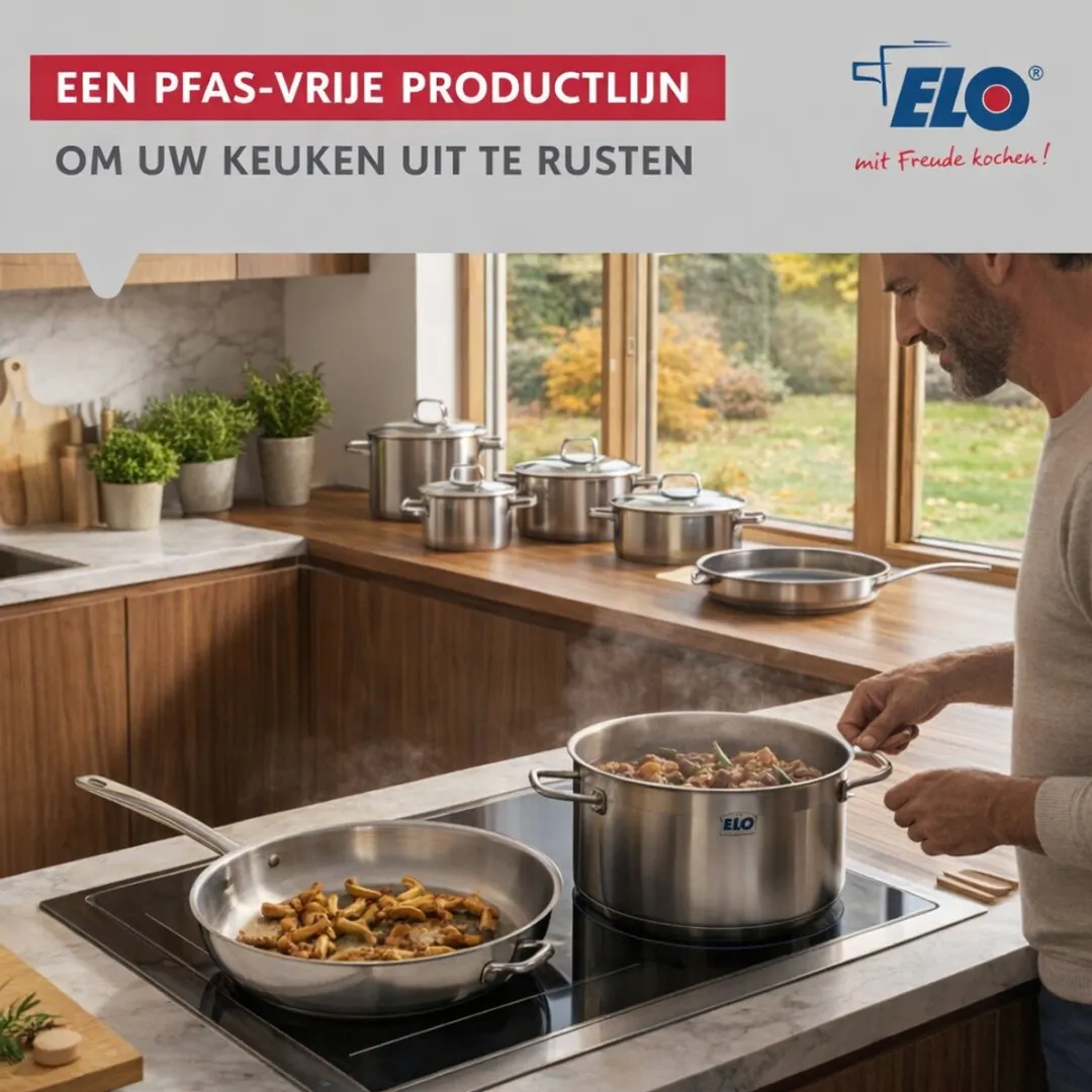 Fackelmann Elo Profi Keukengerei Set 2-delig 32/26cm - Roestvrij staal