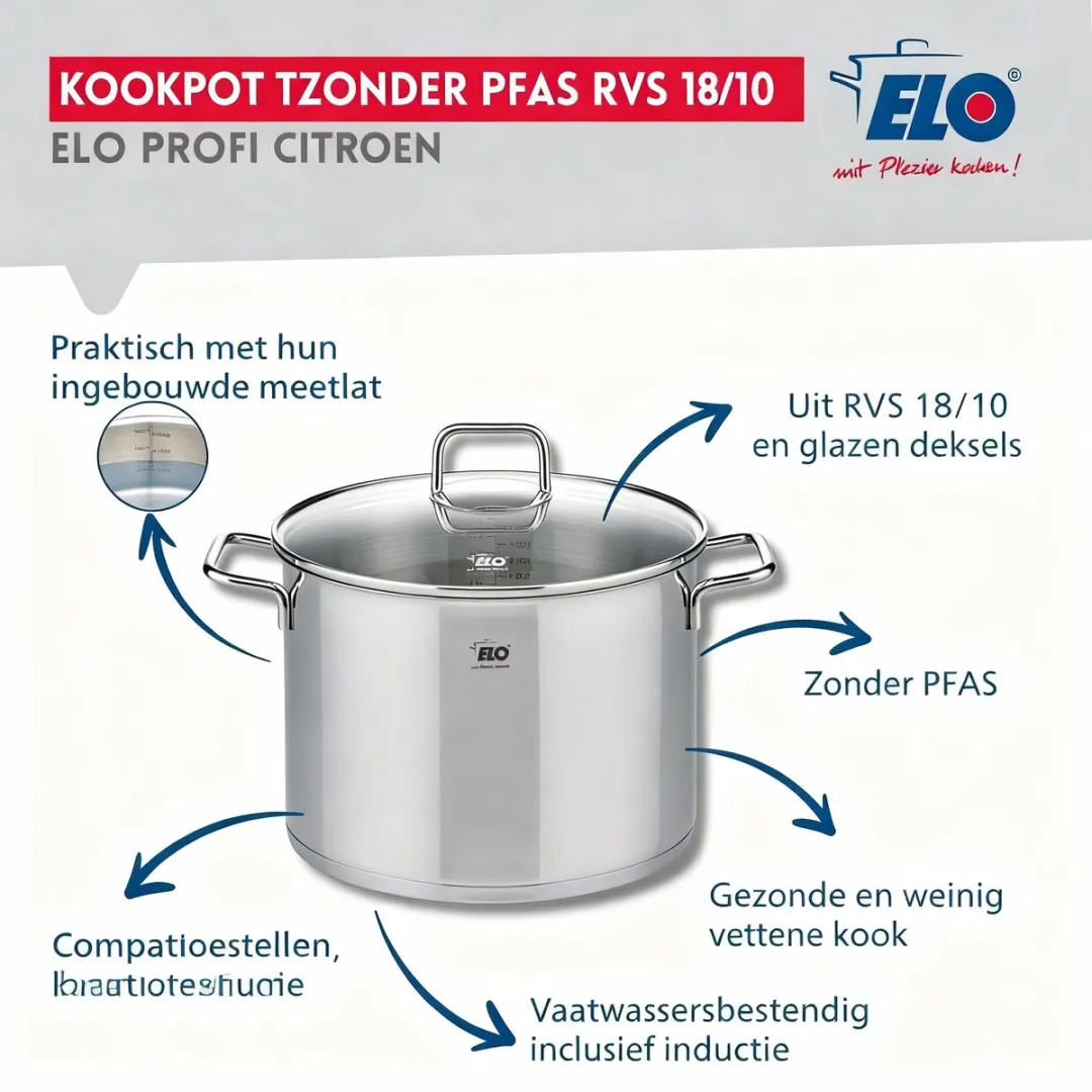 Fackelmann Elo Profi Keukengerei Set 2-delig 32/26cm - Roestvrij staal - afbeelding 6 van 6