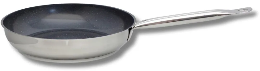 Fackelmann Elo 2453426 Koekenpan 24cm - RVS 18/10 - Inductie - Zwart/Grijs