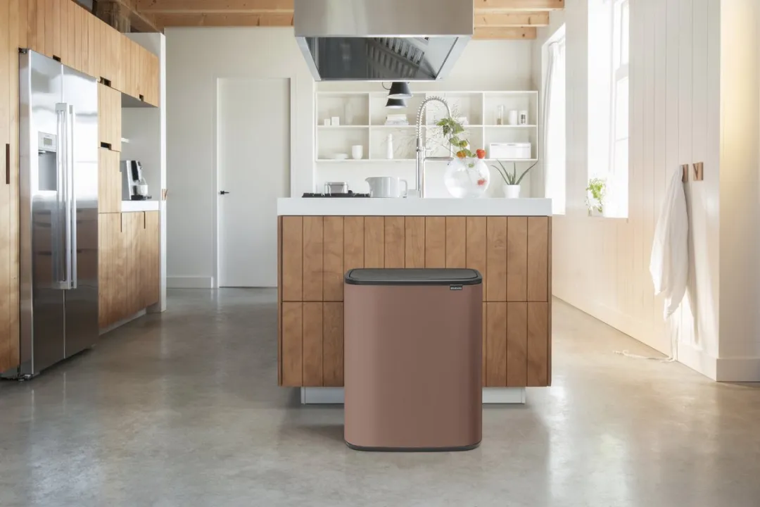Brabantia Bo Touch Bin Prullenbak 2x30L - Afvalscheiding - Satin Taupe