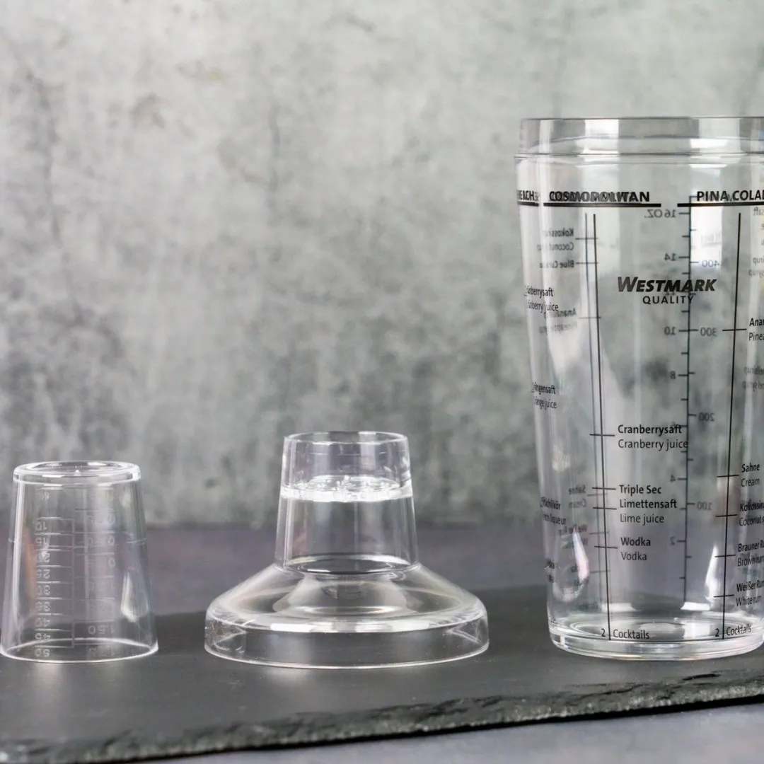 Westmark Cocktail Shaker - Transparant - 2-delig