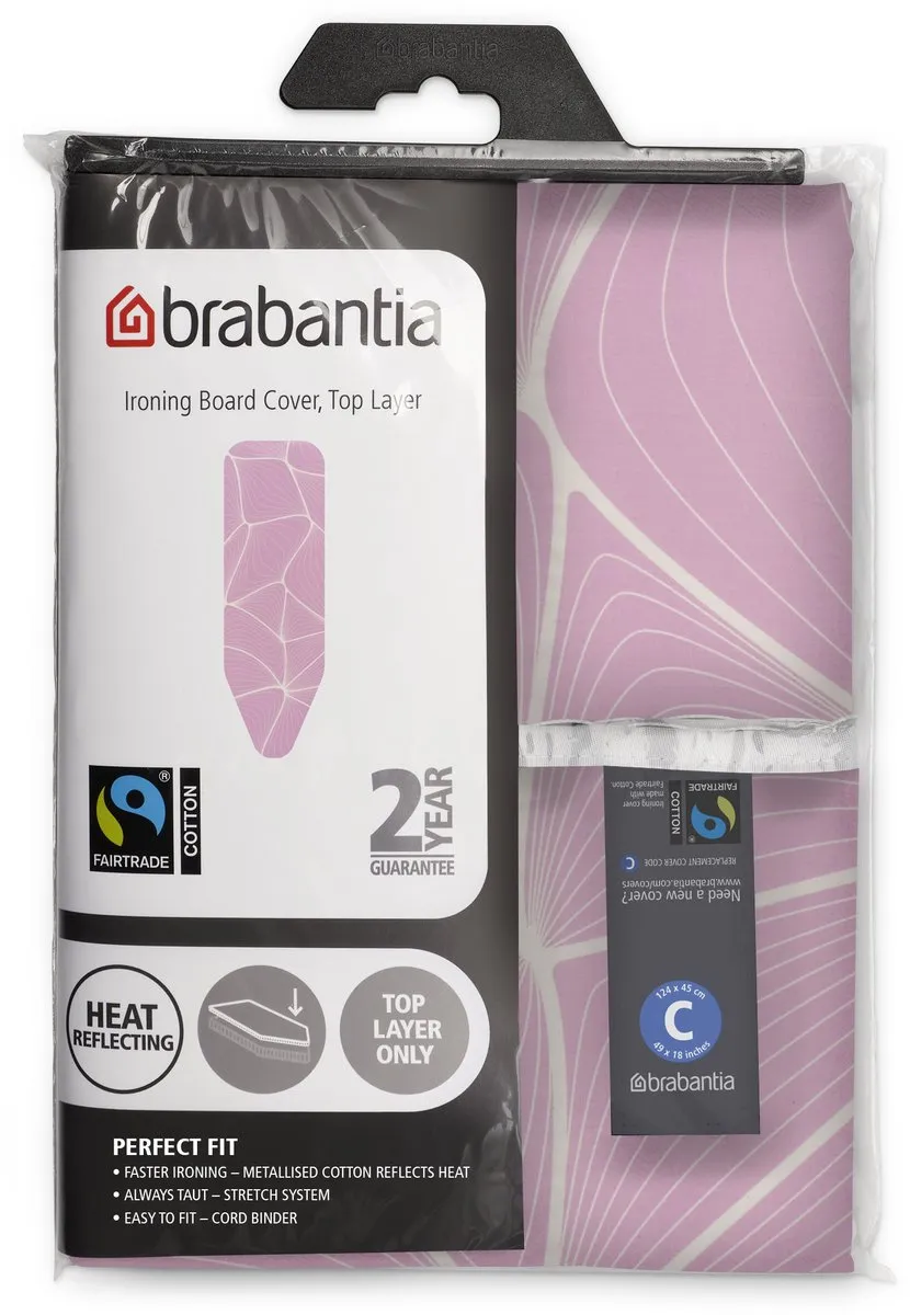 Brabantia Strijkplankhoes Toplaag 246128 - 124x45cm - Lilac Waves