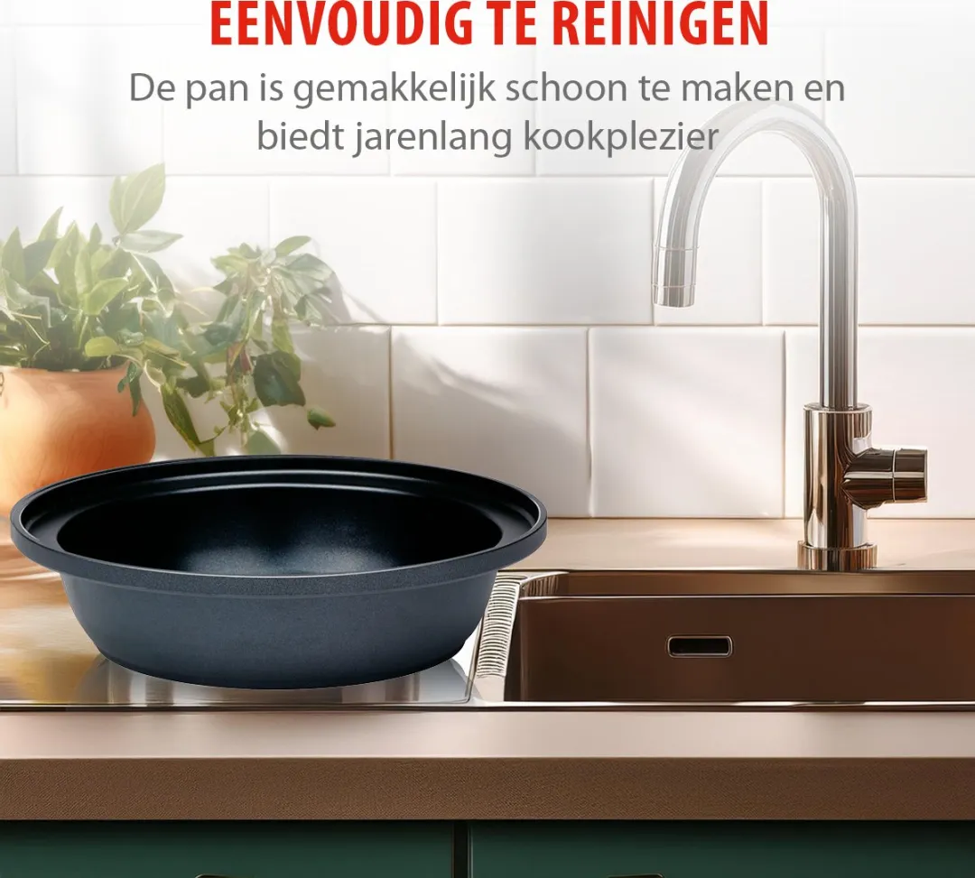 Alpina Tajine Pan 2.5L - Zwart
