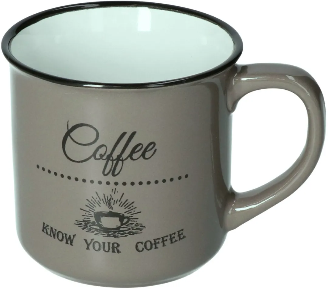 Excellent Houseware Koffiemok Cosy - 9 Stuks - 330ml - Multi