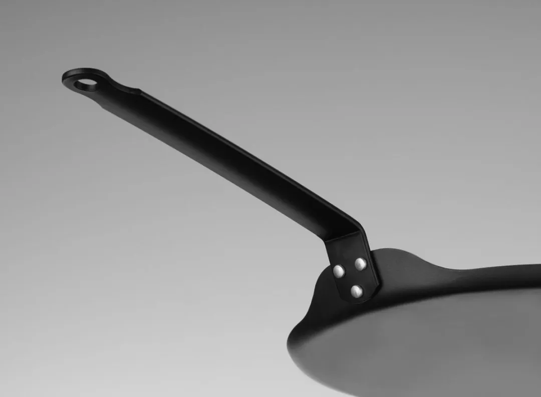 HENDI Crêpepan 627976 - Carbon Staal 282mm - Zwart