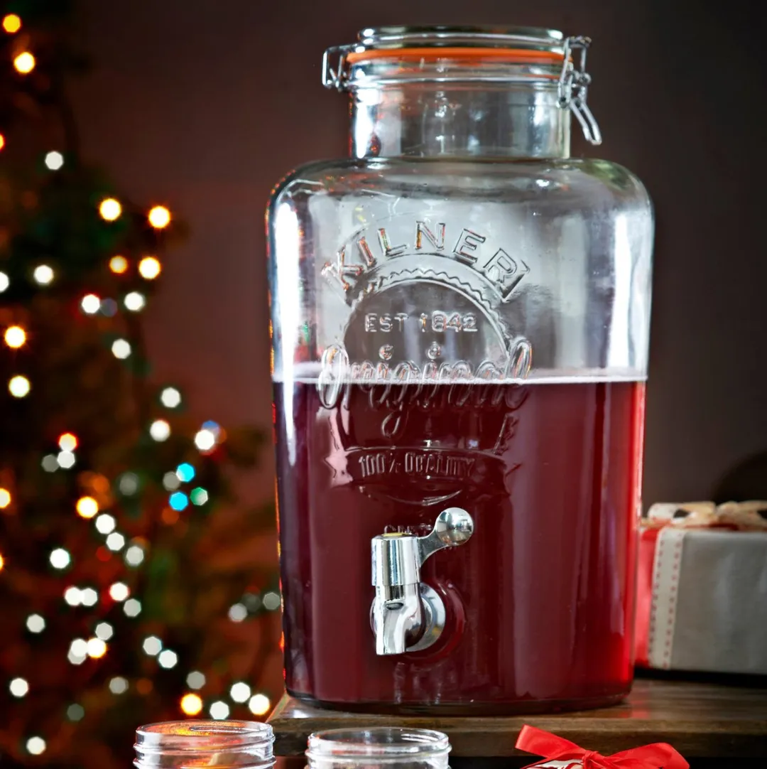 Kilner Drankdispenser - Met kraantje - In cadeauverpakking - 8L