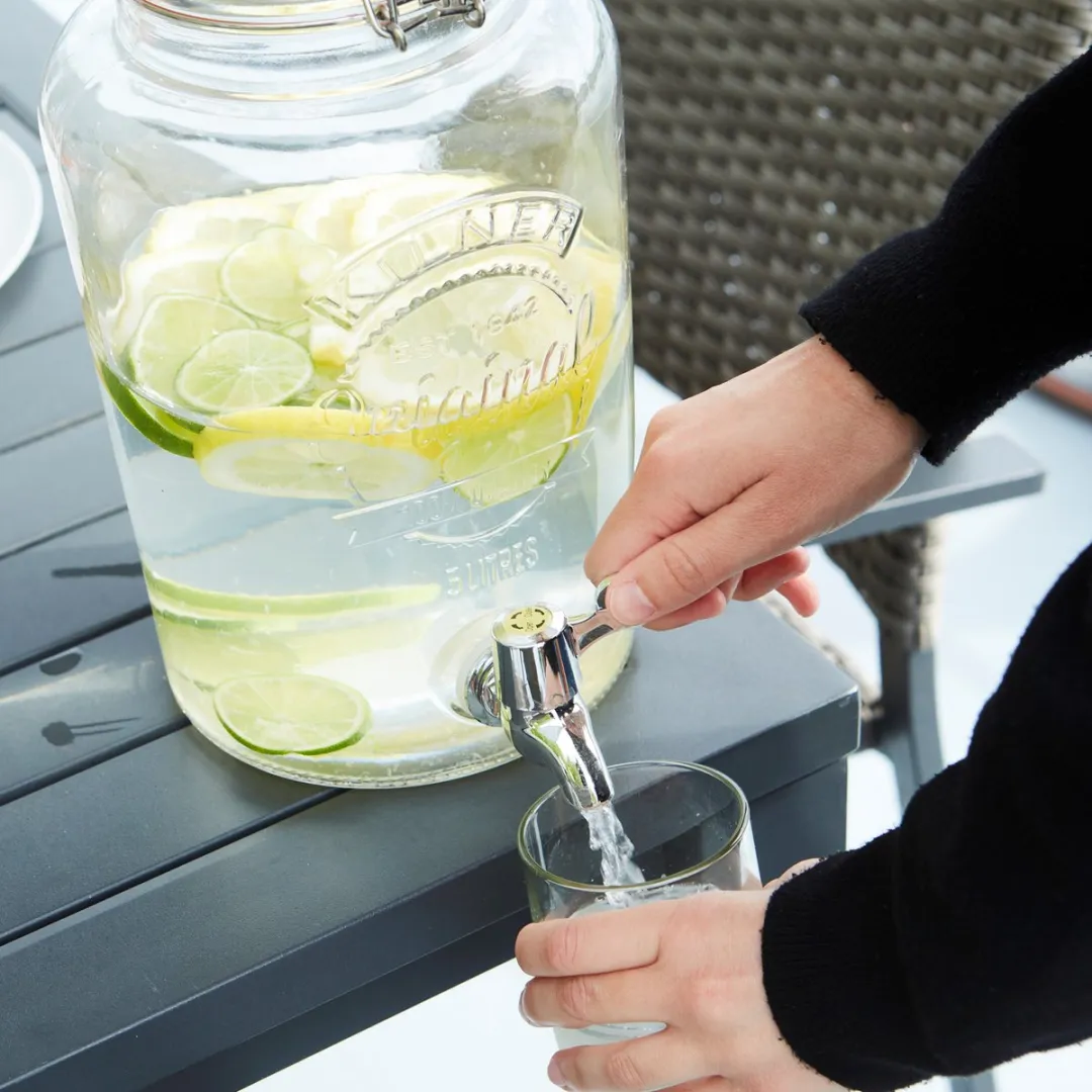 Kilner Drankdispenser - Met kraantje - In cadeauverpakking - 8L