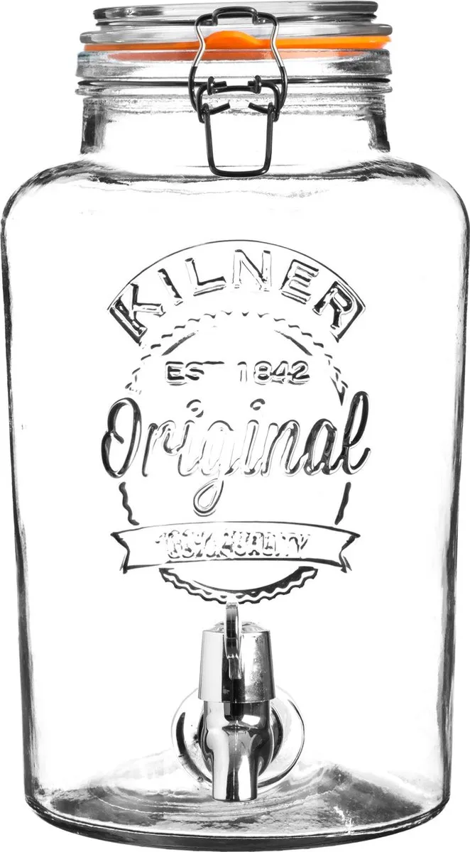 Kilner Drankdispenser - Met kraantje - In cadeauverpakking - 8L