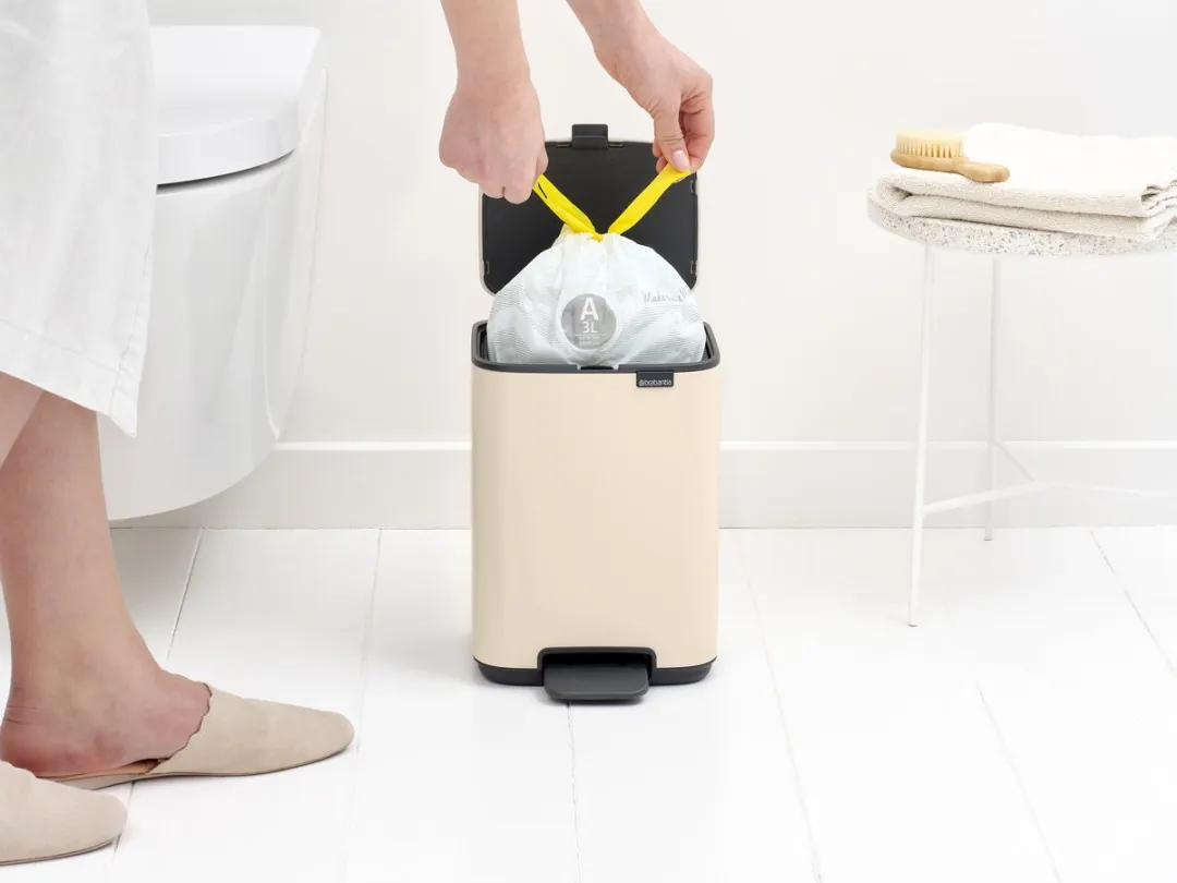 Brabantia Bo Pedaalemmer 4L - Soft Beige - afbeelding 6 van 6