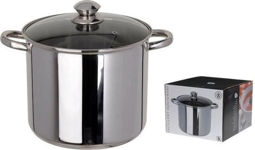 Excellent Houseware Soeppan 9L - RVS