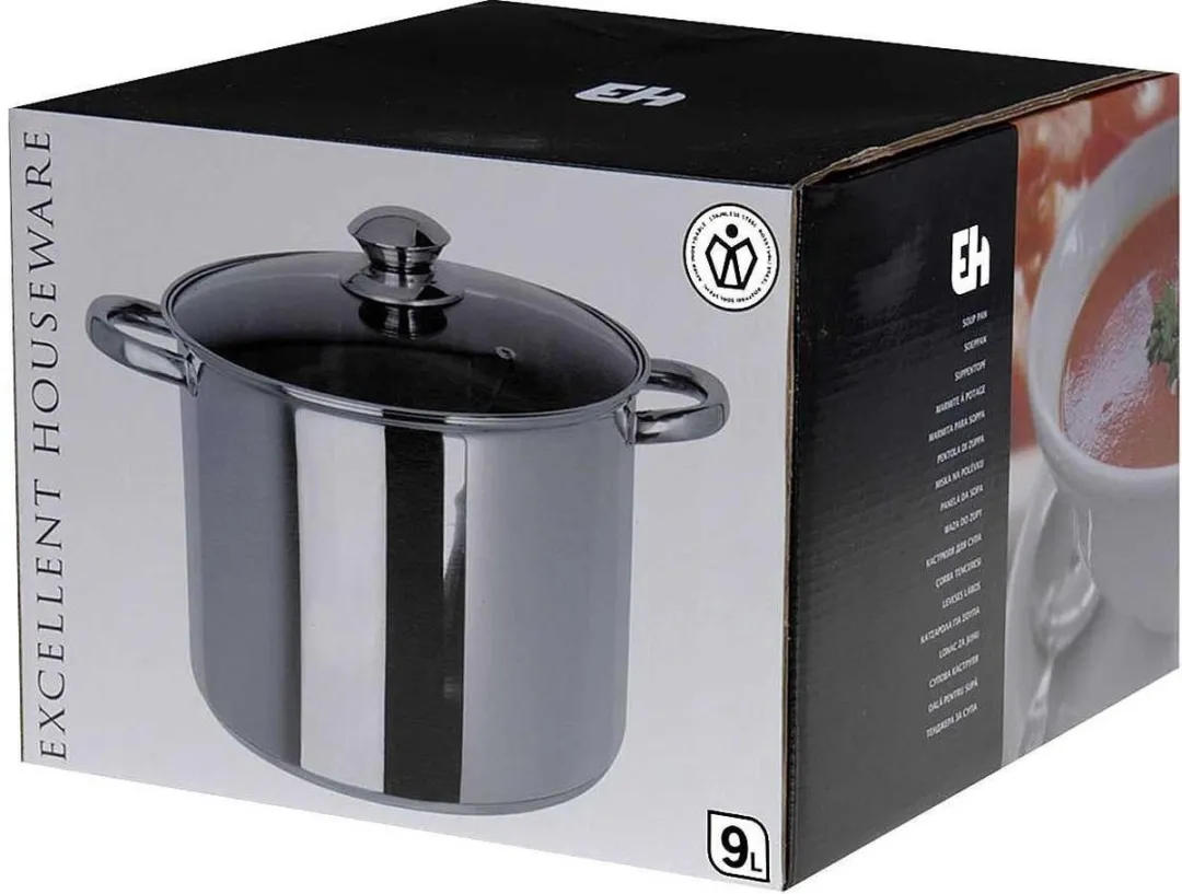 Excellent Houseware Soeppan 9L - RVS