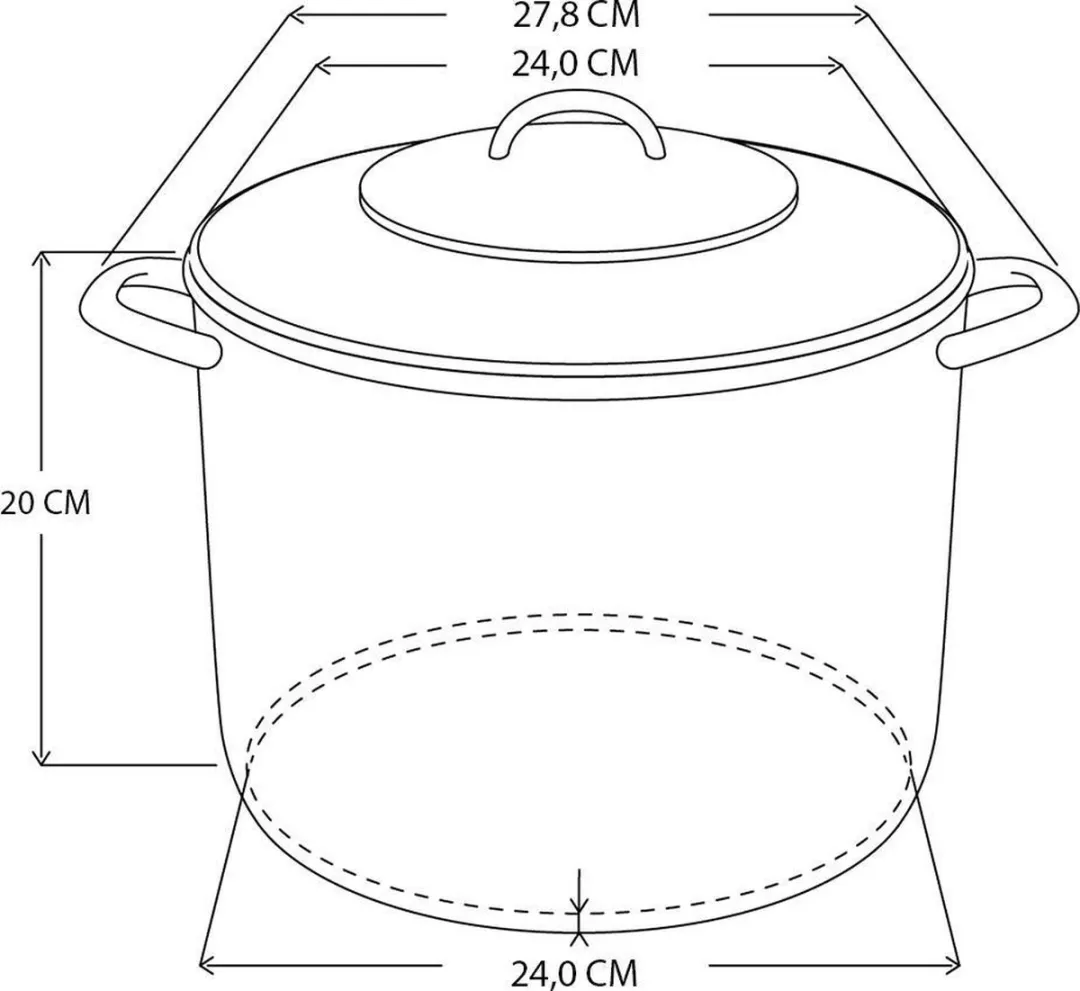 Excellent Houseware Soeppan 9L - RVS