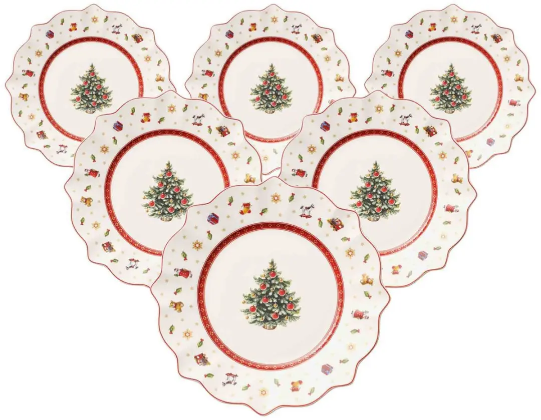 Villeroy & Boch Toy's Delight Frühstücksteller - Rood - Ø24,5cm - 6 Stuks - afbeelding 5 van 6