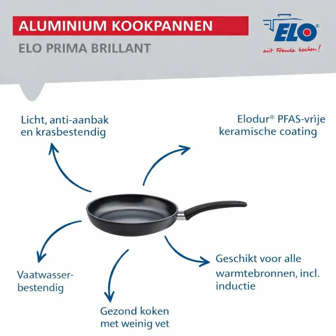 Fackelmann ELO 9733050 Keukengerei Set - 5-delig Inductie - Zwart