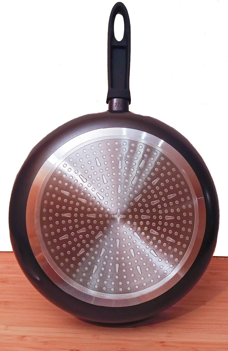 Brabantia Signal Hapjespan 28cm - Antiaanbaklaag - Zwart