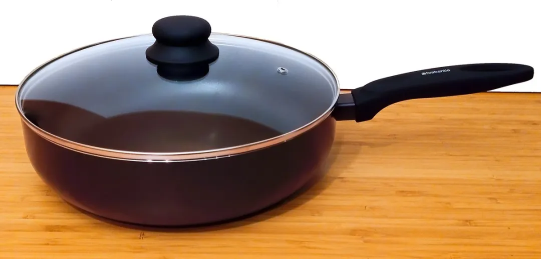 Brabantia Signal Hapjespan 28cm - Antiaanbaklaag - Zwart