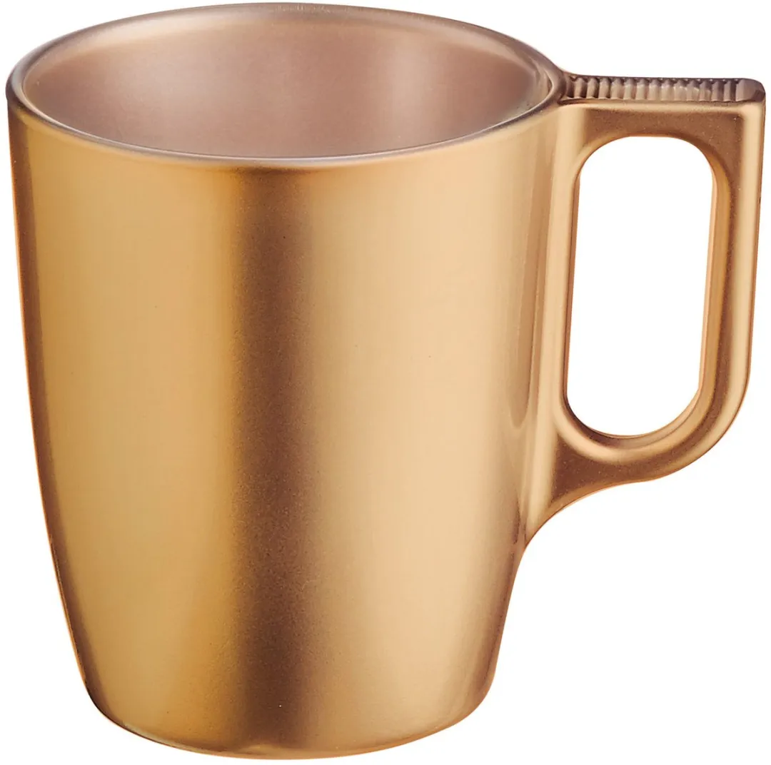 Luminarc Monaco Koffiemokken - 4 Stuks - Goud - 250ml