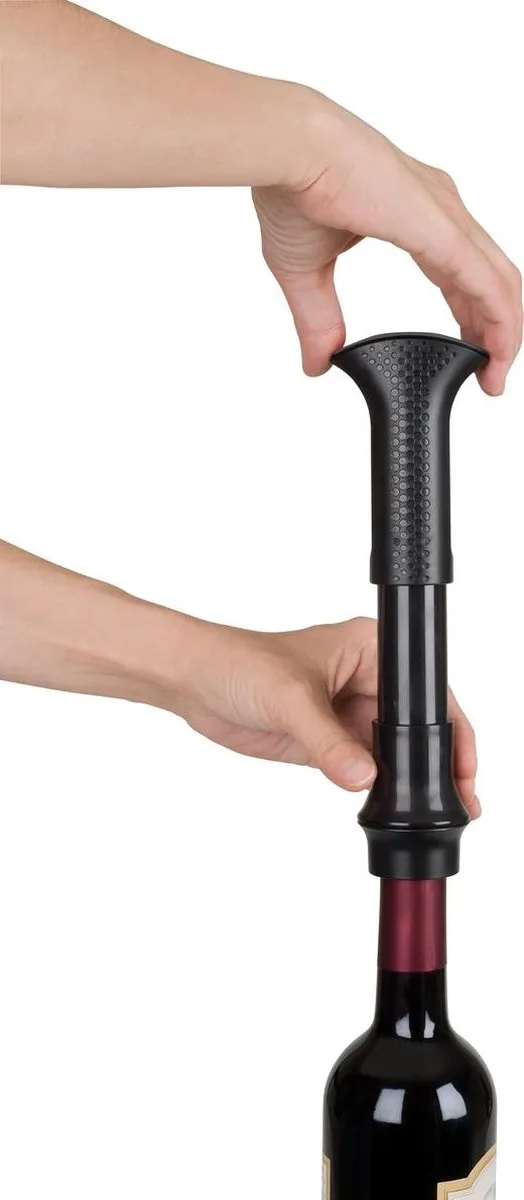 Trudeau Wijnpomp met Stoppers - 3 Stuks