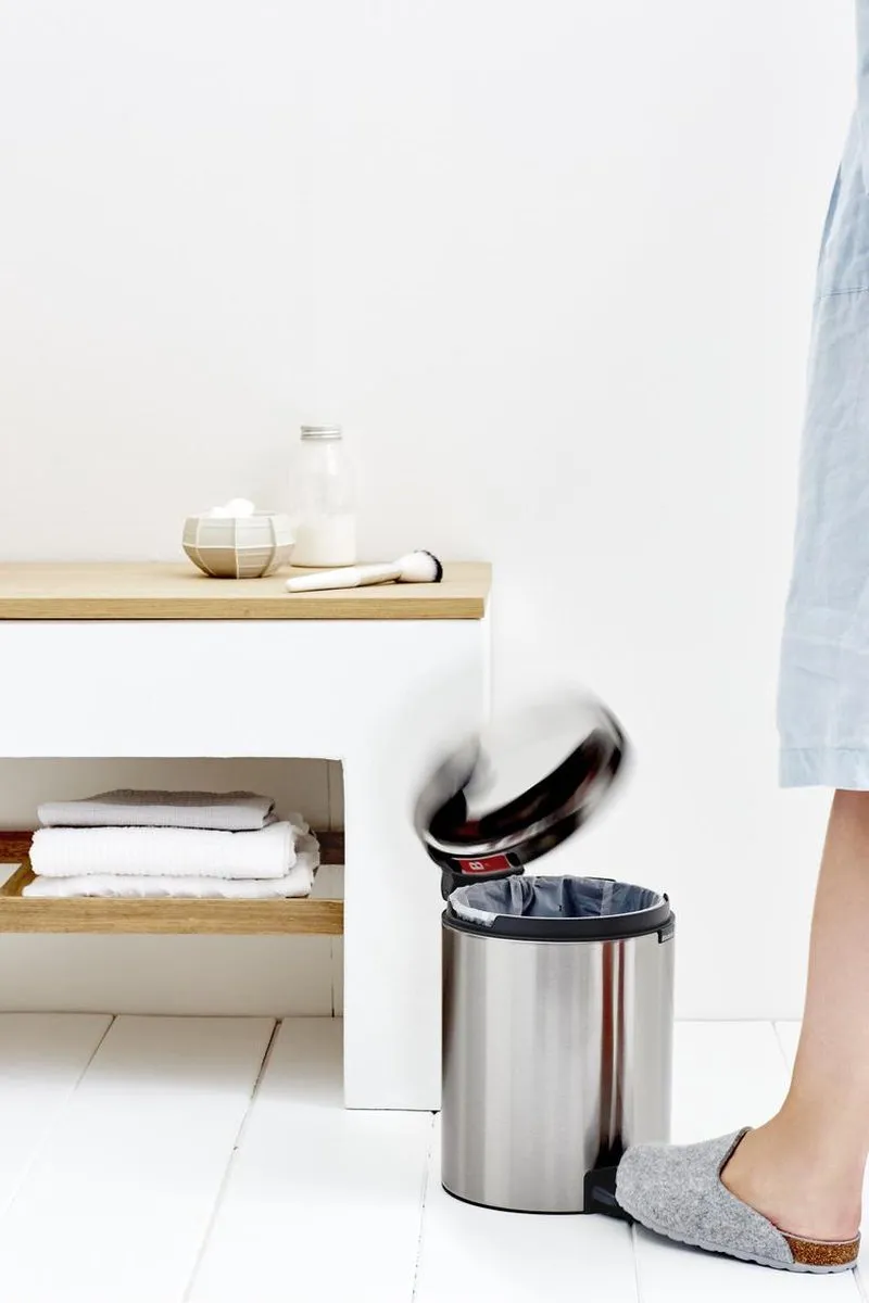 Brabantia NewIcon Prullenbak 5L Matt Steel