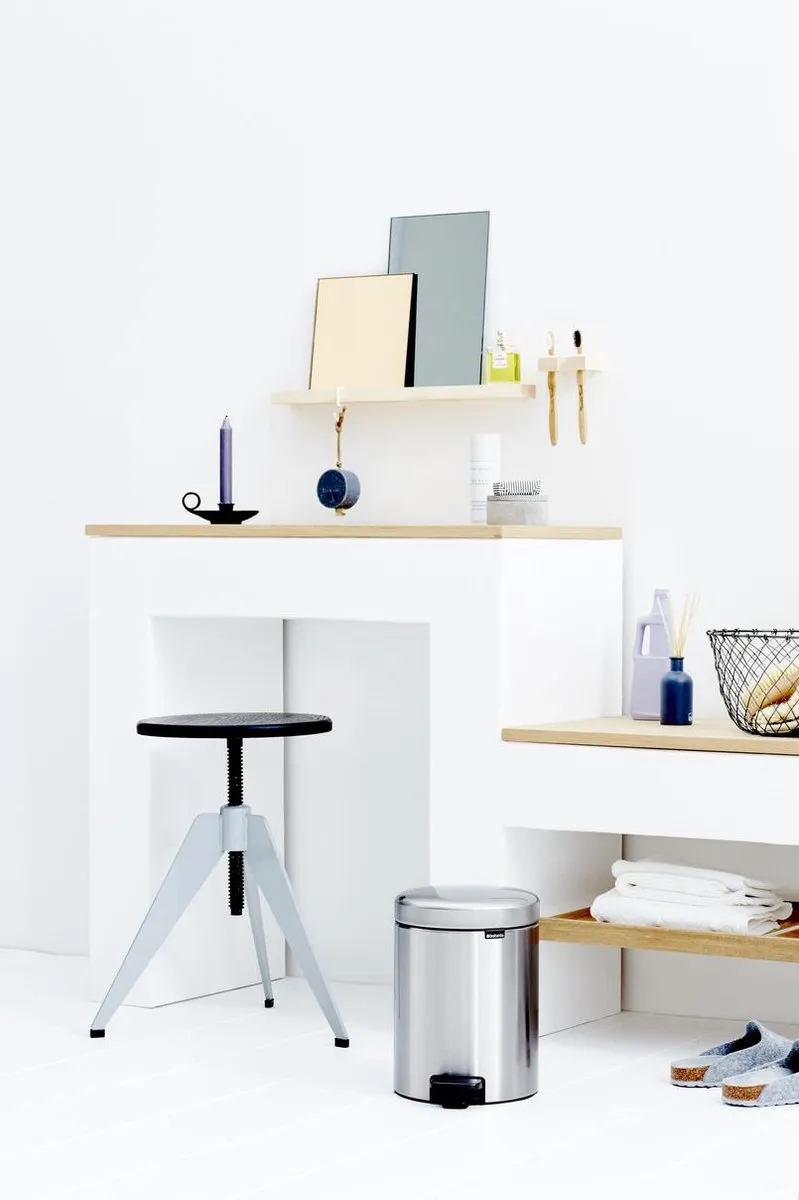 Brabantia NewIcon Prullenbak 5L Matt Steel
