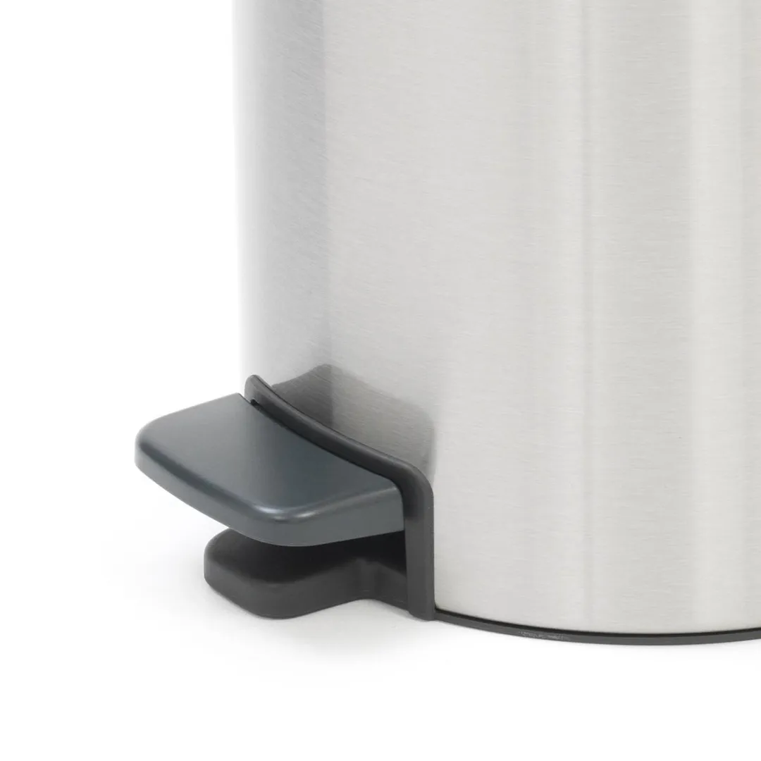 Brabantia NewIcon Prullenbak 5L Matt Steel - afbeelding 6 van 6