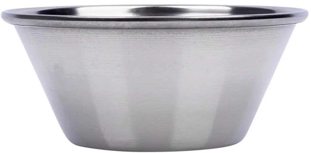 Excellent Houseware Stalen Dipkommen Set 4 Stuks - 40ml