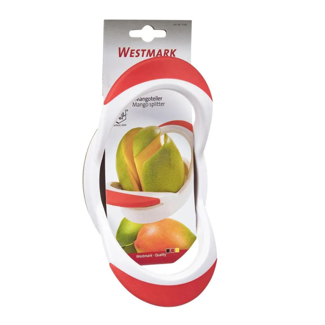 Westmark Mangosnijder 51642270 - Roestvrij staal/wit-rood