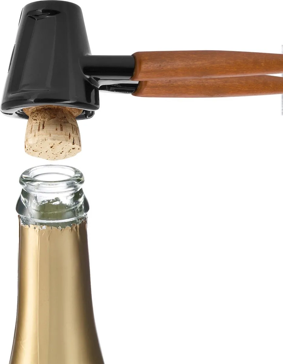 Westmark Sieger Nussprofi Notenkraker - 16,8 cm - Aluminium/Hout - Bruin/Zwart