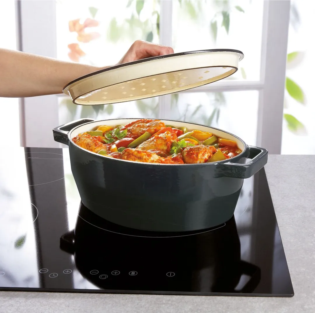 Pyrex Slowcook Braadpan Ovaal 5,8L - Grijs