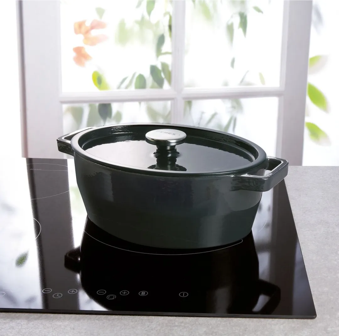 Pyrex Slowcook Braadpan Ovaal 5,8L - Grijs