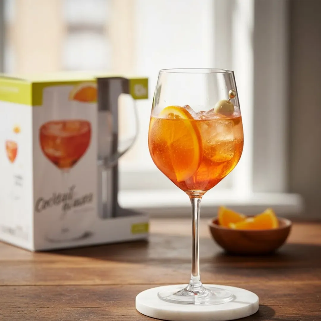 Excellent Houseware Cocktailglas 370ml - 4 Stuks